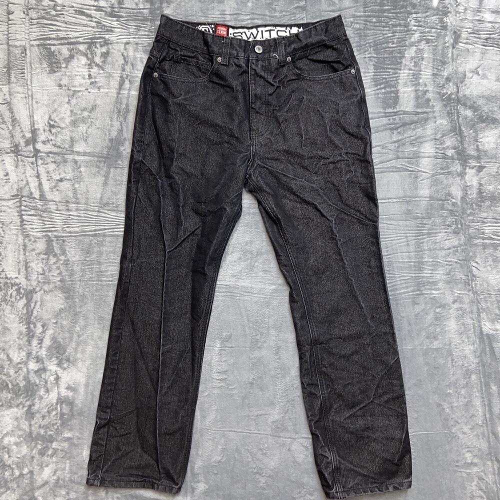 Switch New York‎ & Co. Hemmed Jeans Men’s Size 34x30 Black Denim